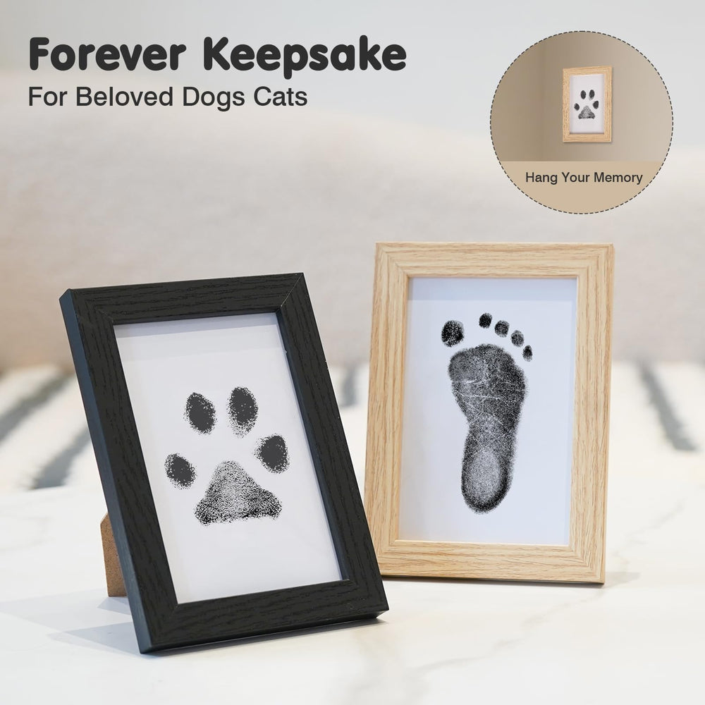 Catose inkless paw print kit close-up of ink window for clean, crisp prints