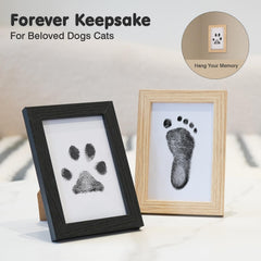 Catose inkless paw print kit close-up of ink window for clean, crisp prints