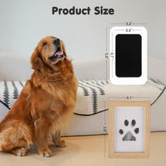 Catose inkless paw print kit paw print drying with quick, smudge-free result