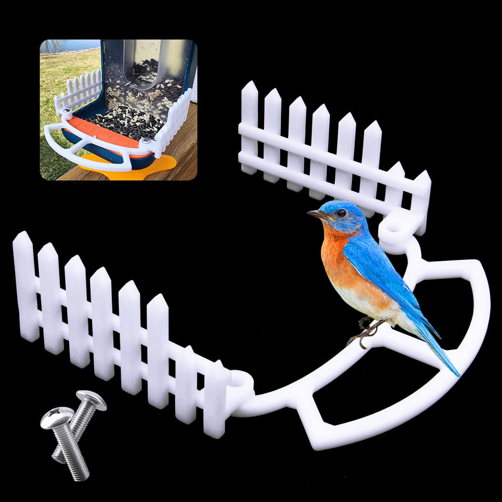 CATOSUM white perch for Bird Buddy setup showing stable weather-resistant perch