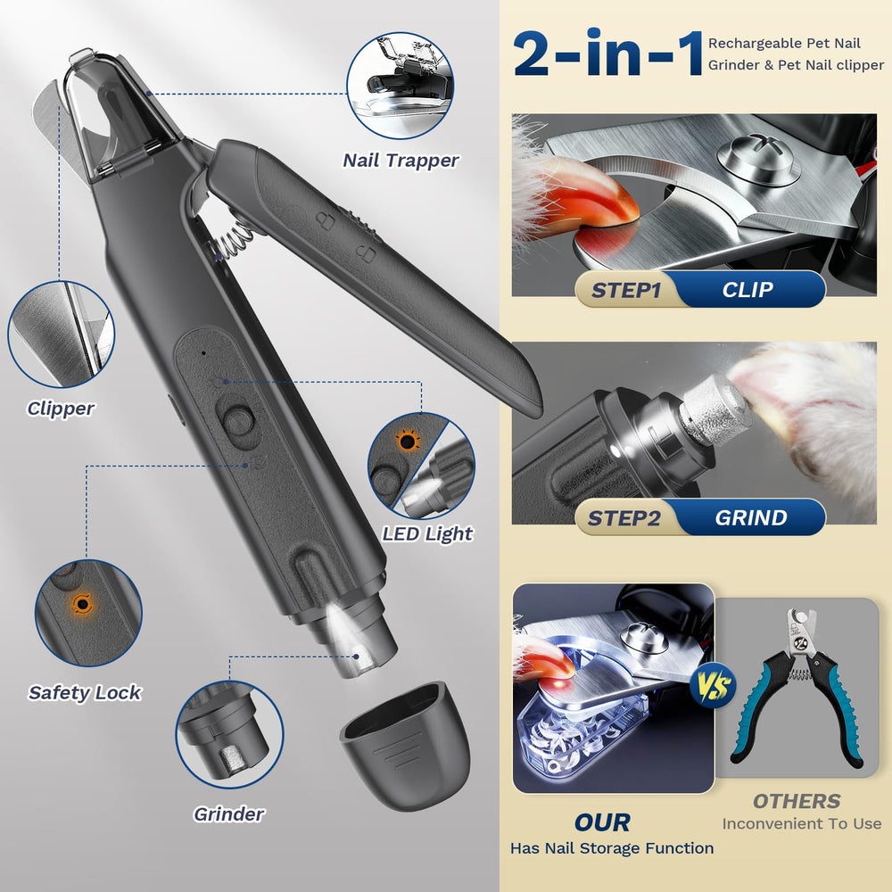 Catpick Care dog nail clippers with LED lights for precise trimming