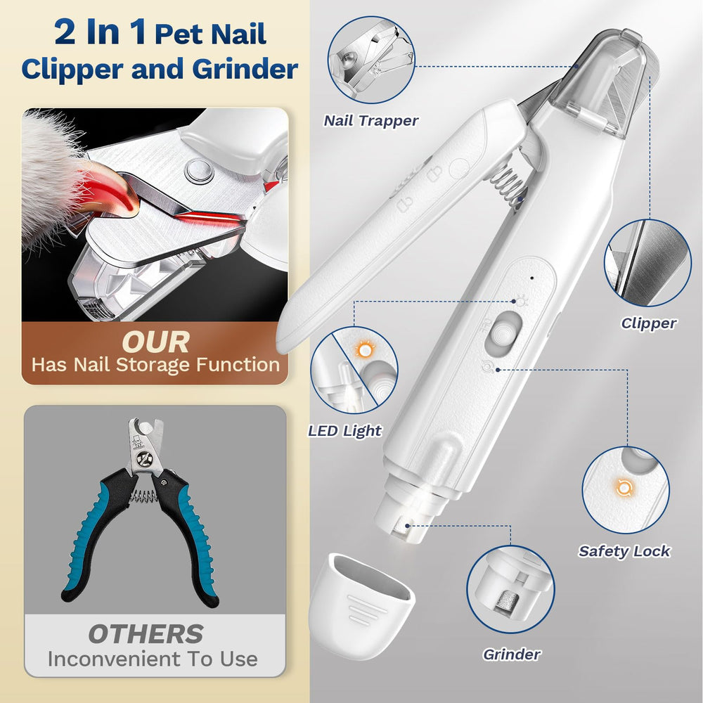 Catpick Care safety guard and quick sensor offer controlled trimming.