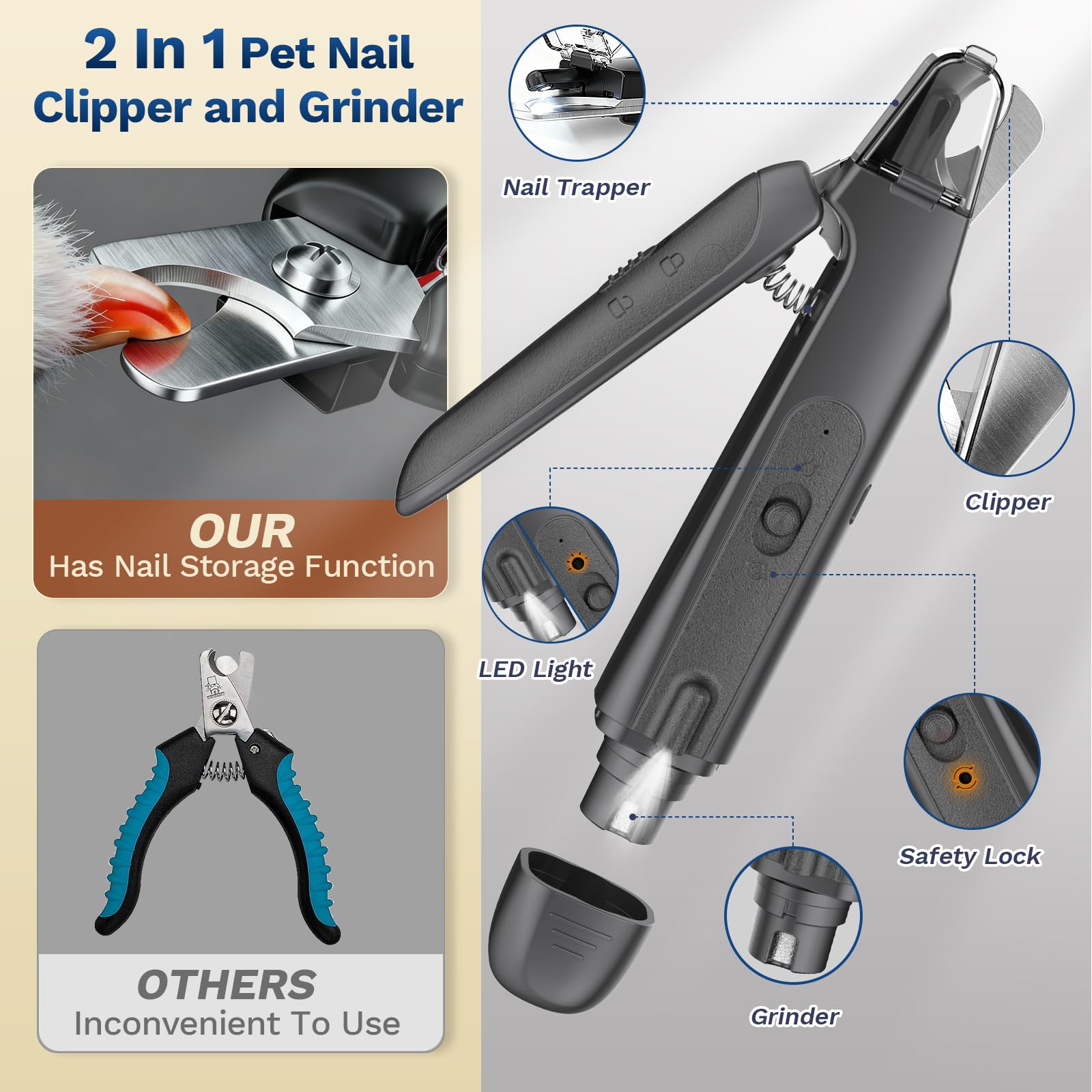Catpick Care space-saving grooming tool keeps your kit organized