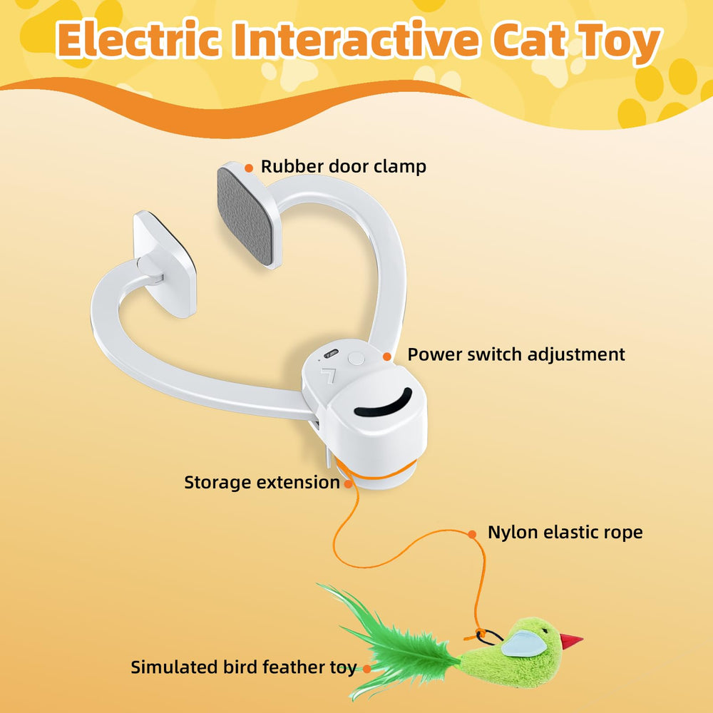 CATPICK color box and manual guide quick setup for door-frame toy.