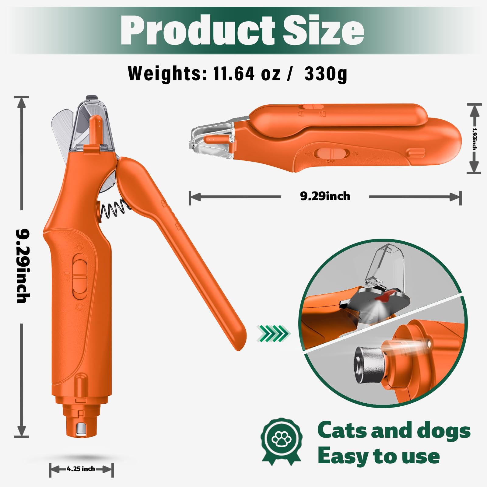 CATPICK compact portable nail clippers for easy at-home grooming.