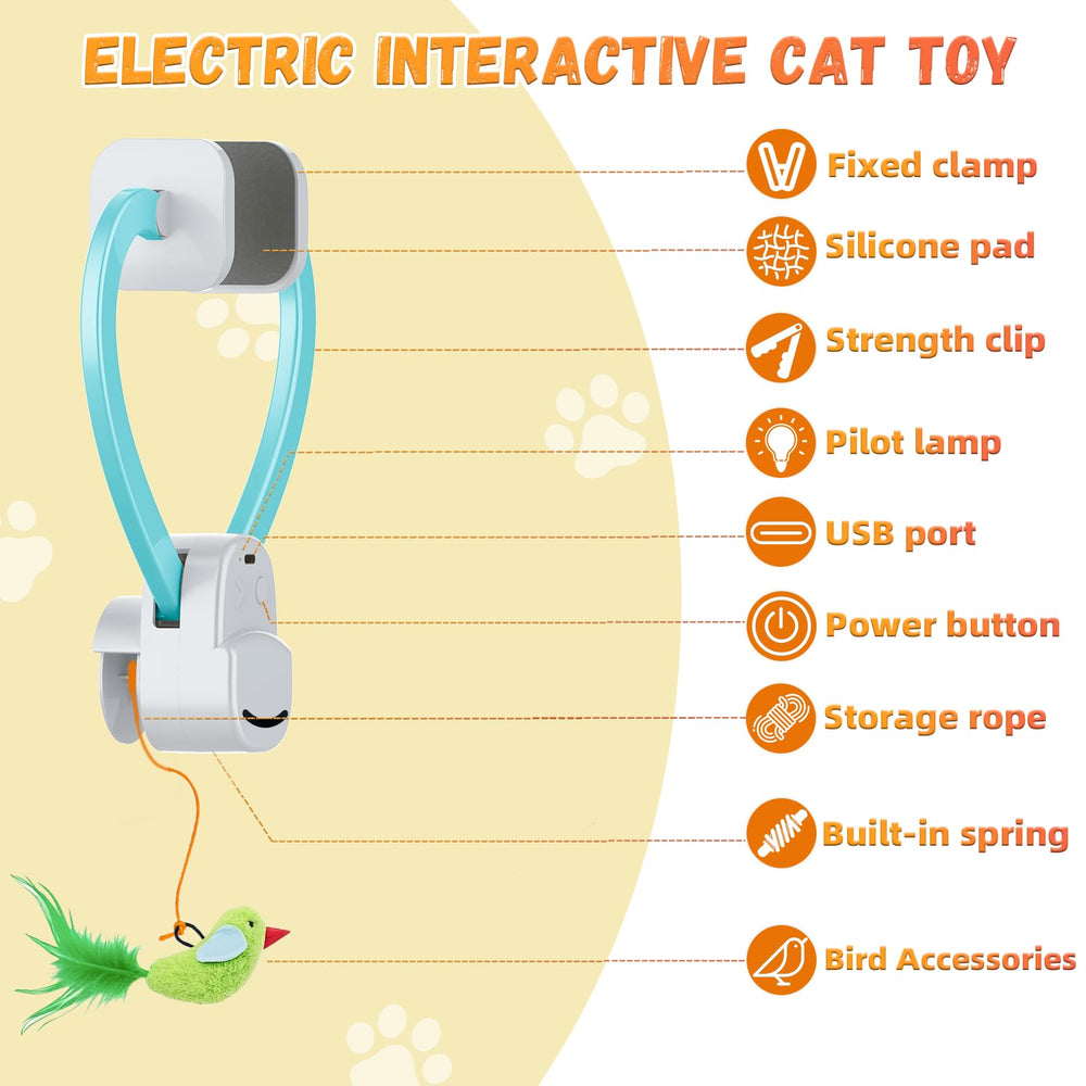 CATPICK doorway cat toy setup: ready-to-use right out of the box