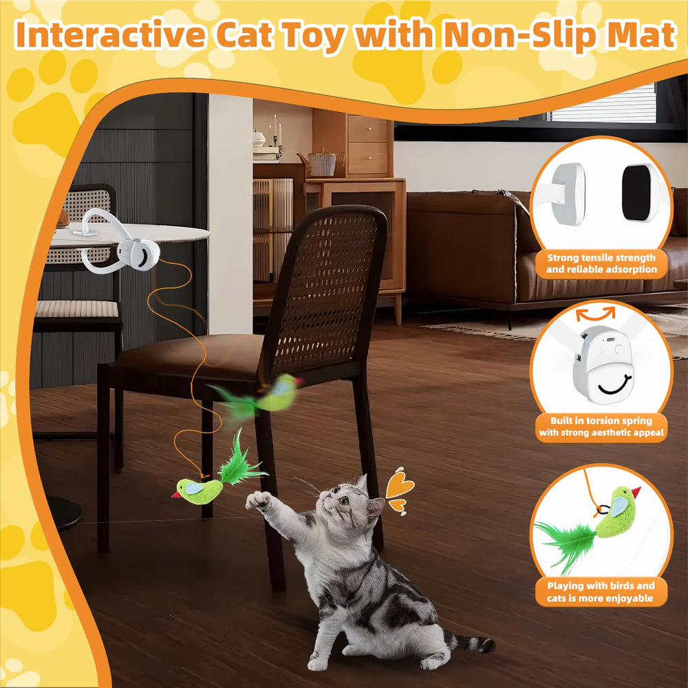 CATPICK doorway mouse toy shows dynamic play to boost activity in indoor cats.