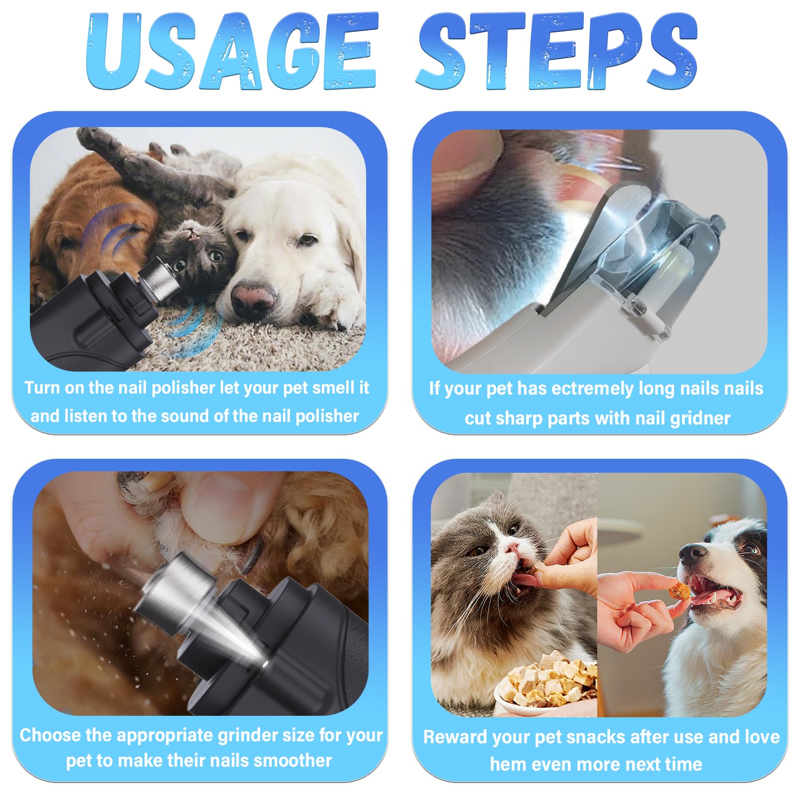 CATPICK dust cap captures debris for cleaner grooming sessions.
