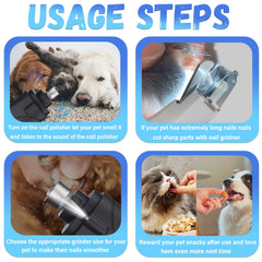 CATPICK dust cap captures debris for cleaner grooming sessions.