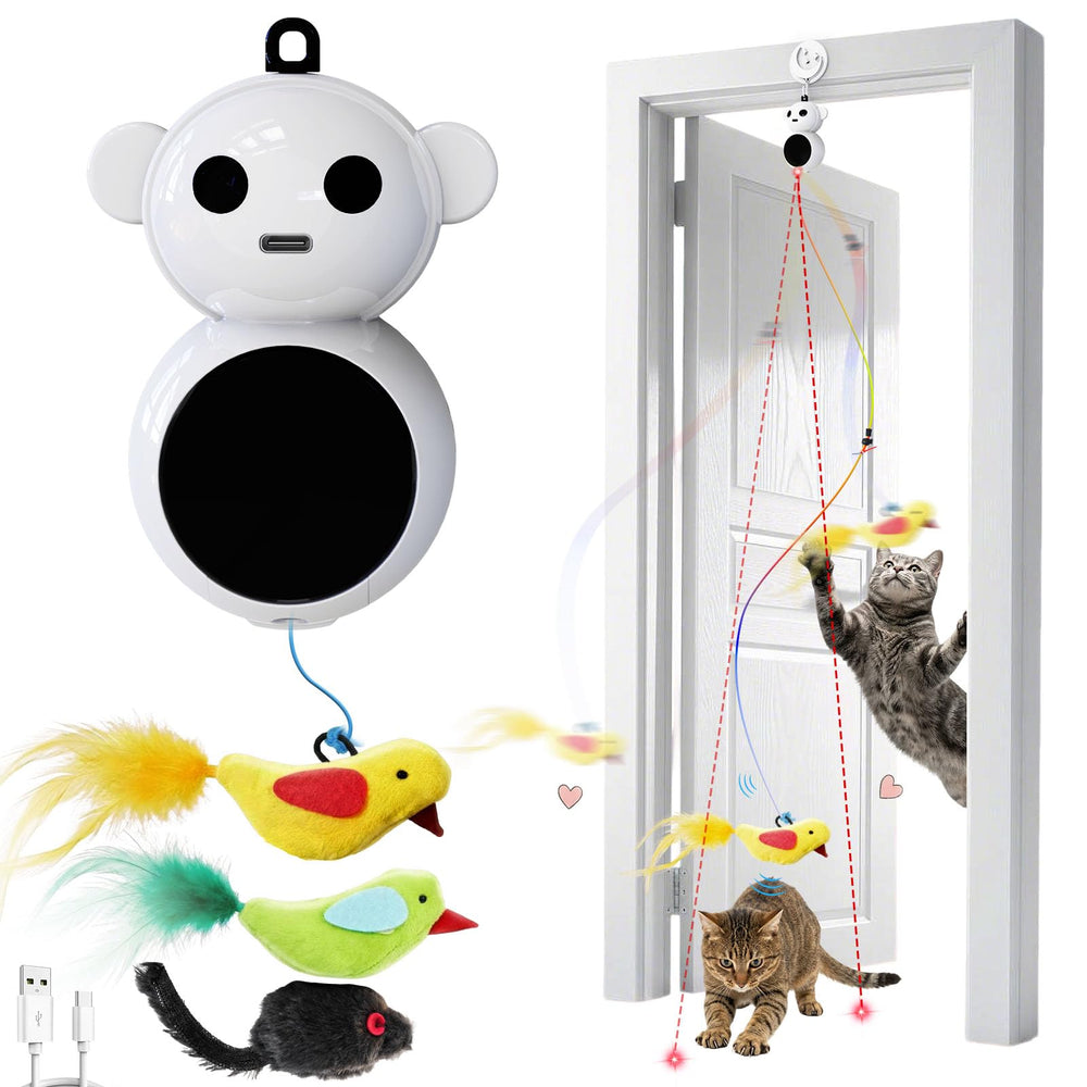 Catpick interactive toy laser dot chase promotes indoor exercise and mental stimulation.