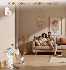 Catpick toy plush mouse attachment enabling lifelike swipes