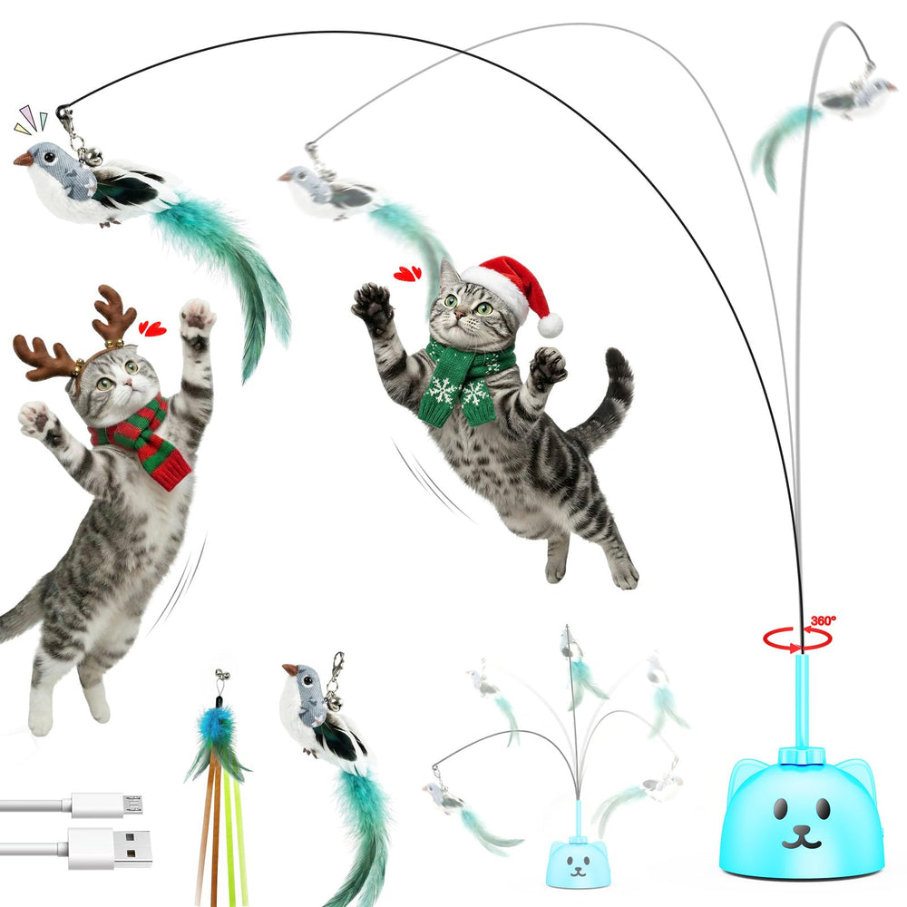 Catpick Joy 360-spin toy base enables stable indoor play for kittens and adult cats.