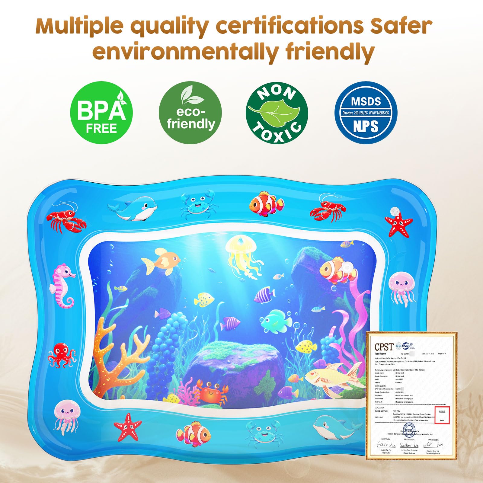Catpick Joy Water Mat uses warm water for year-round relaxation.