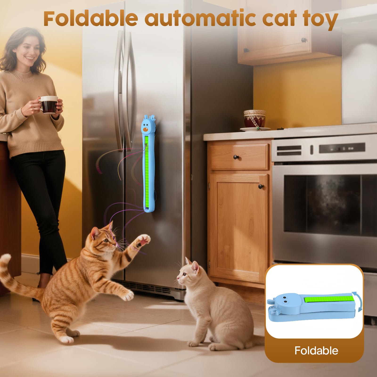 Catpick Joy indoor enrichment system keeps cats engaged and active daily.