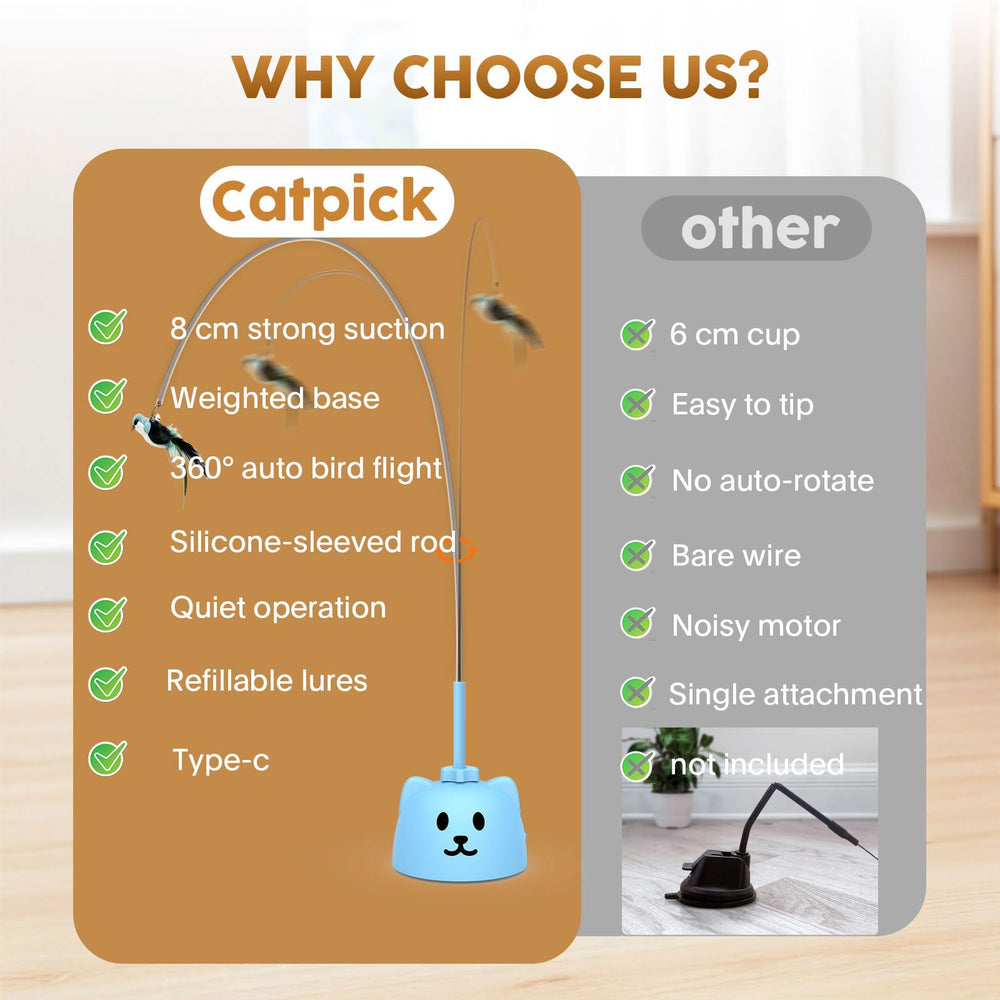 Catpick Joy indoor-cat-enrichment highlights engaging, multi-cat friendly design.