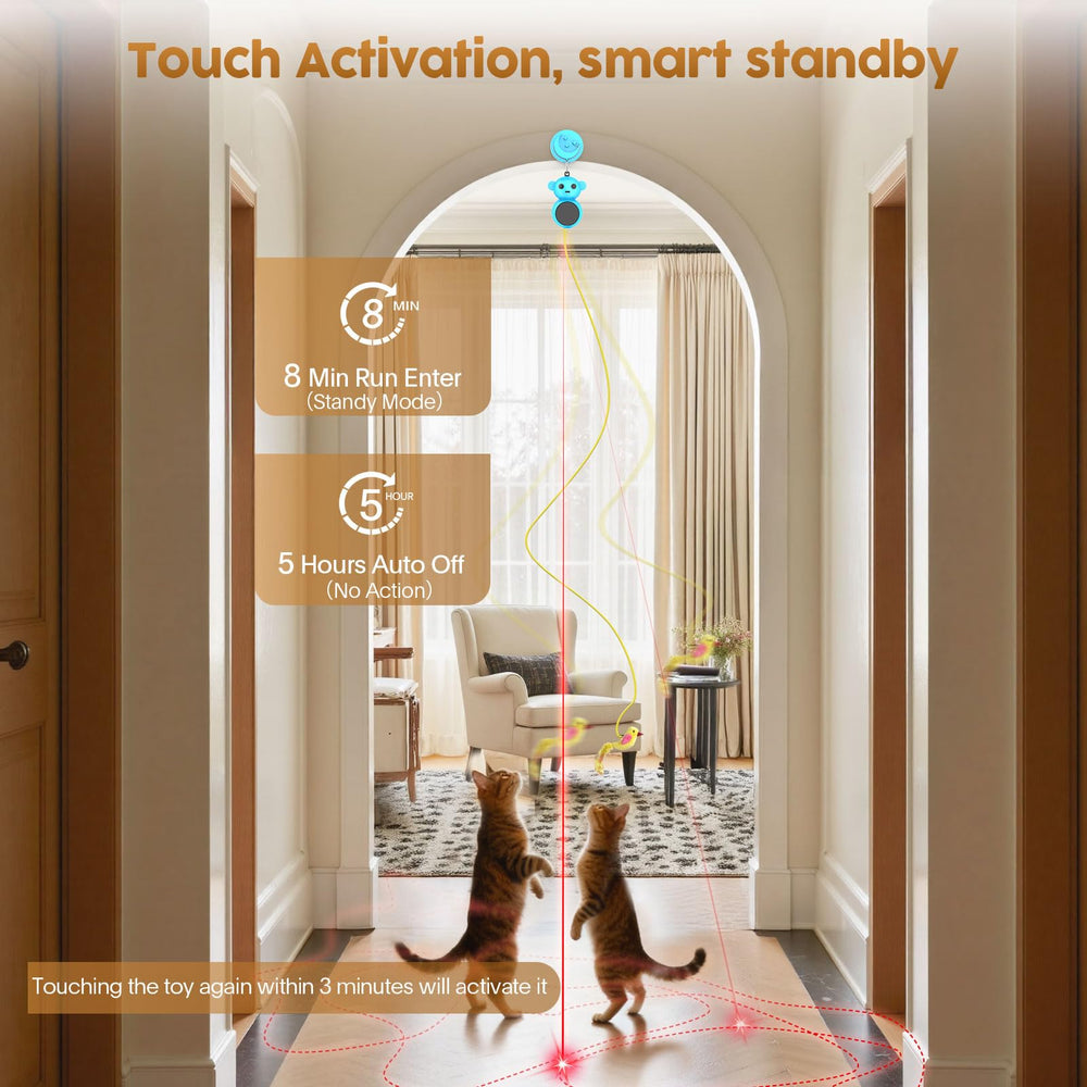 Catpick joy mouse attachment adds extra targets for feline enrichment and play.