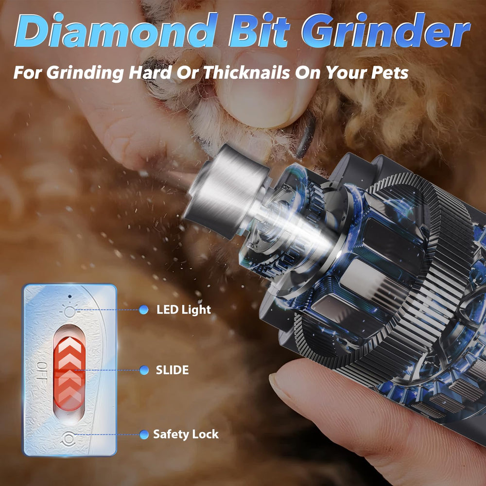 CATPICK LED visibility aids accurate nail care in any room.