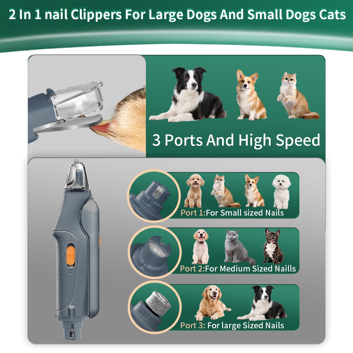 CATPICK Low-noise pet nail trimmer delivering calm grooming sessions.