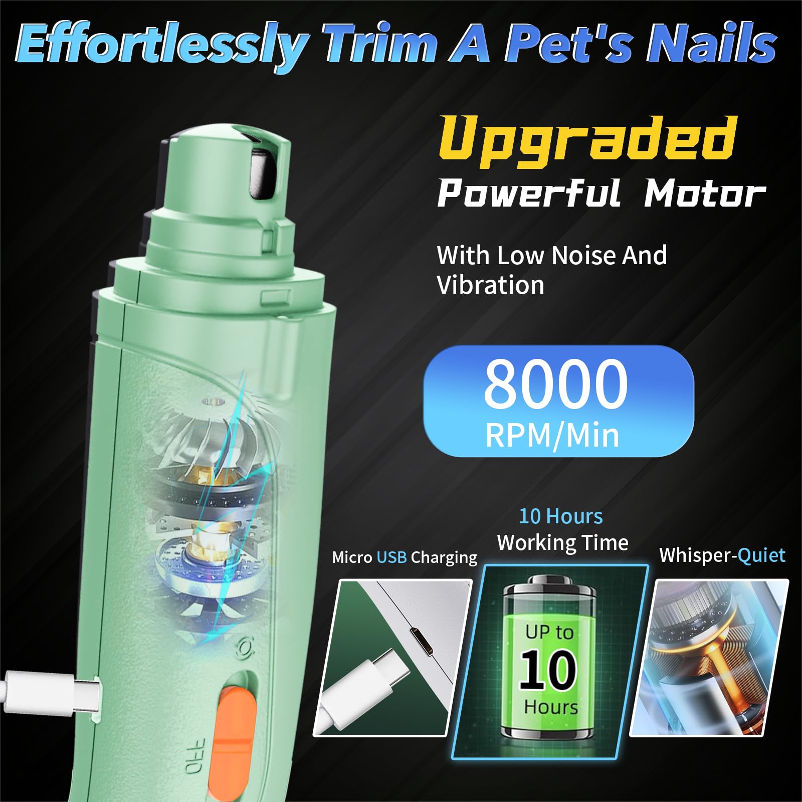 CATPICK professional-grade tool for at-home pet nail grooming.