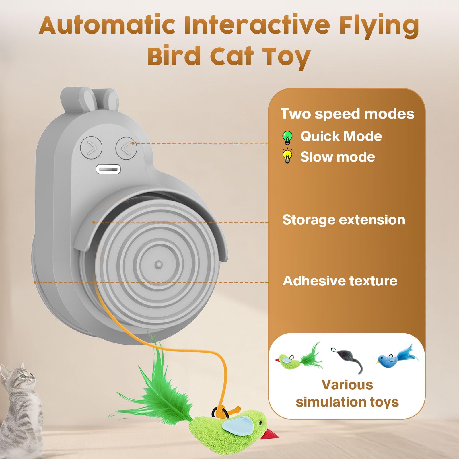 Catpick Toy vertical play setup frees floors for effortless indoor exercise