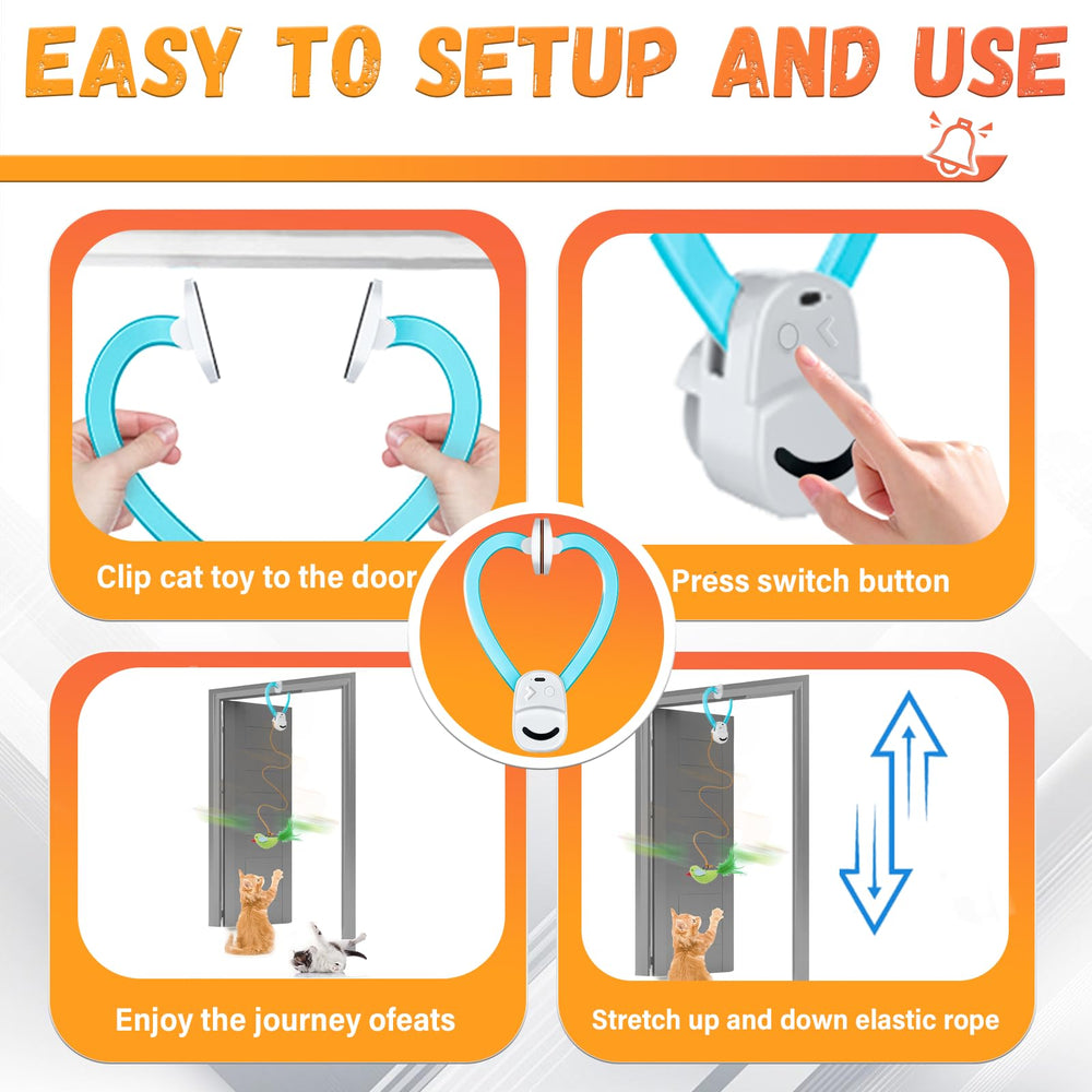 CATPICK usb charging cable cat toy: rechargeable power on demand