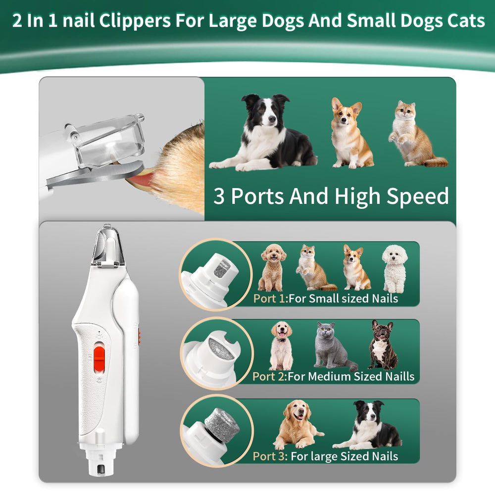 CATPICK USB rechargeable nail clipper with power indicators.