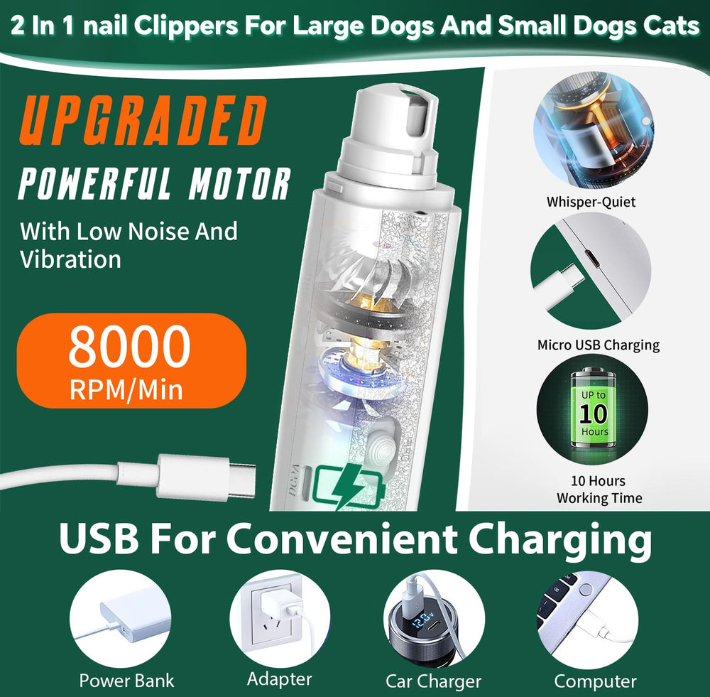 CATPICK USB rechargeable nail clipper image for convenient charging.