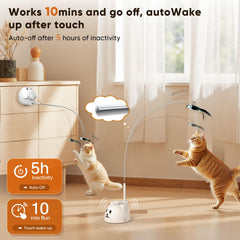 CATPICK wand-toy-360-degree-spin keeps indoor cats engaged.