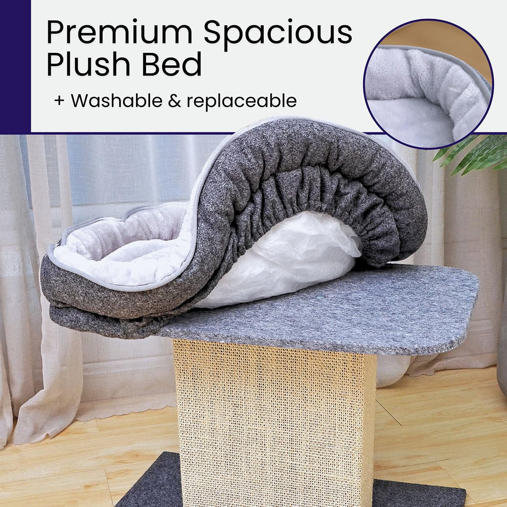 Catry Mellow grey finish closeup highlights durable fabric and materials.