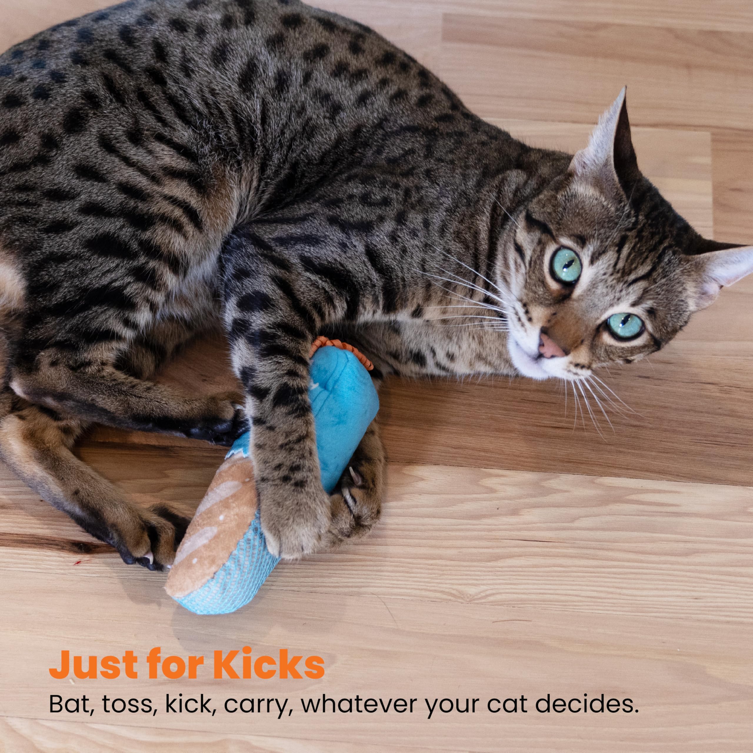 Catstages Loaf Kicker Toy soft plush for cozy snuggles and playful kicks