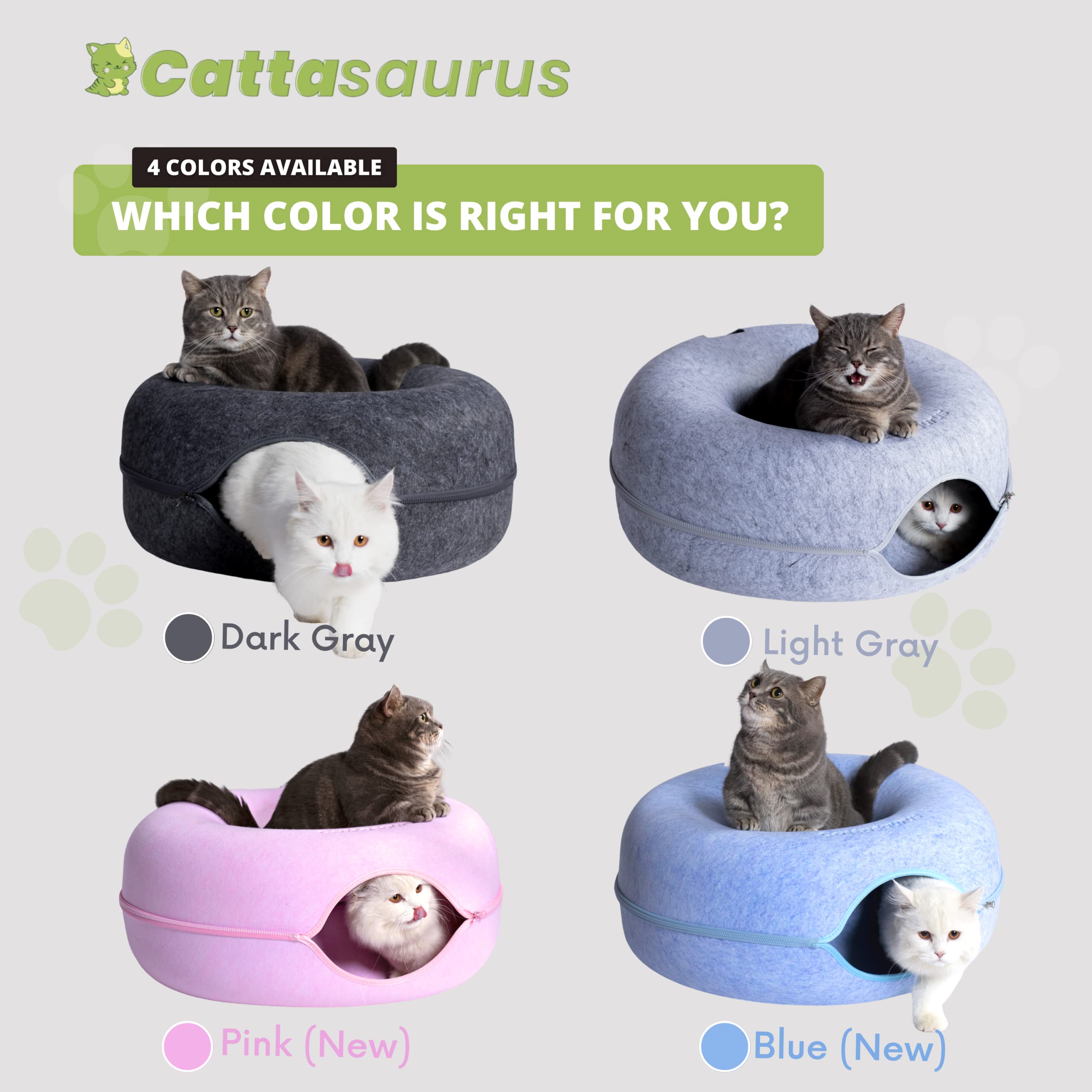 Cattasaurus Peekaboo durable materials for long-lasting use