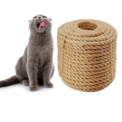 CAThrone sisal rope 6mm 33ft pack for refurbishing cat scratchers and posts.