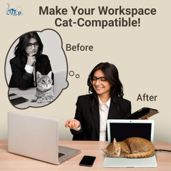 Cattop cat laptop toy keyboard-design emphasizes safe interaction away from your real keyboard