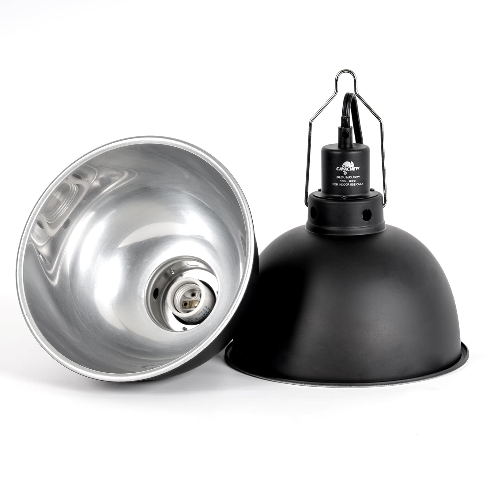 CAVACHEW 8.5-inch deep dome highlights reflective efficiency for brighter terrarium lighting