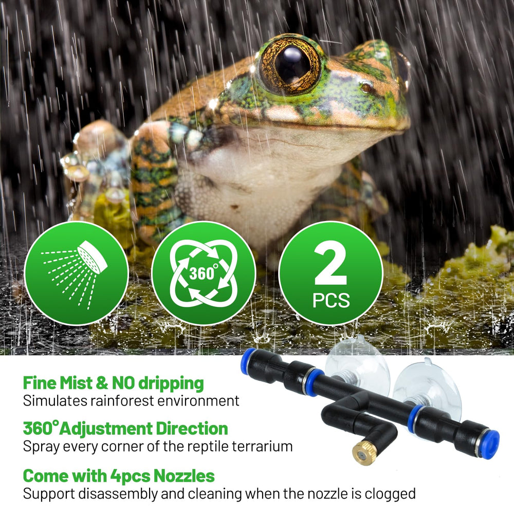 CAVACHEW adjustable misting and timer demonstrates flexible humidity schedules.