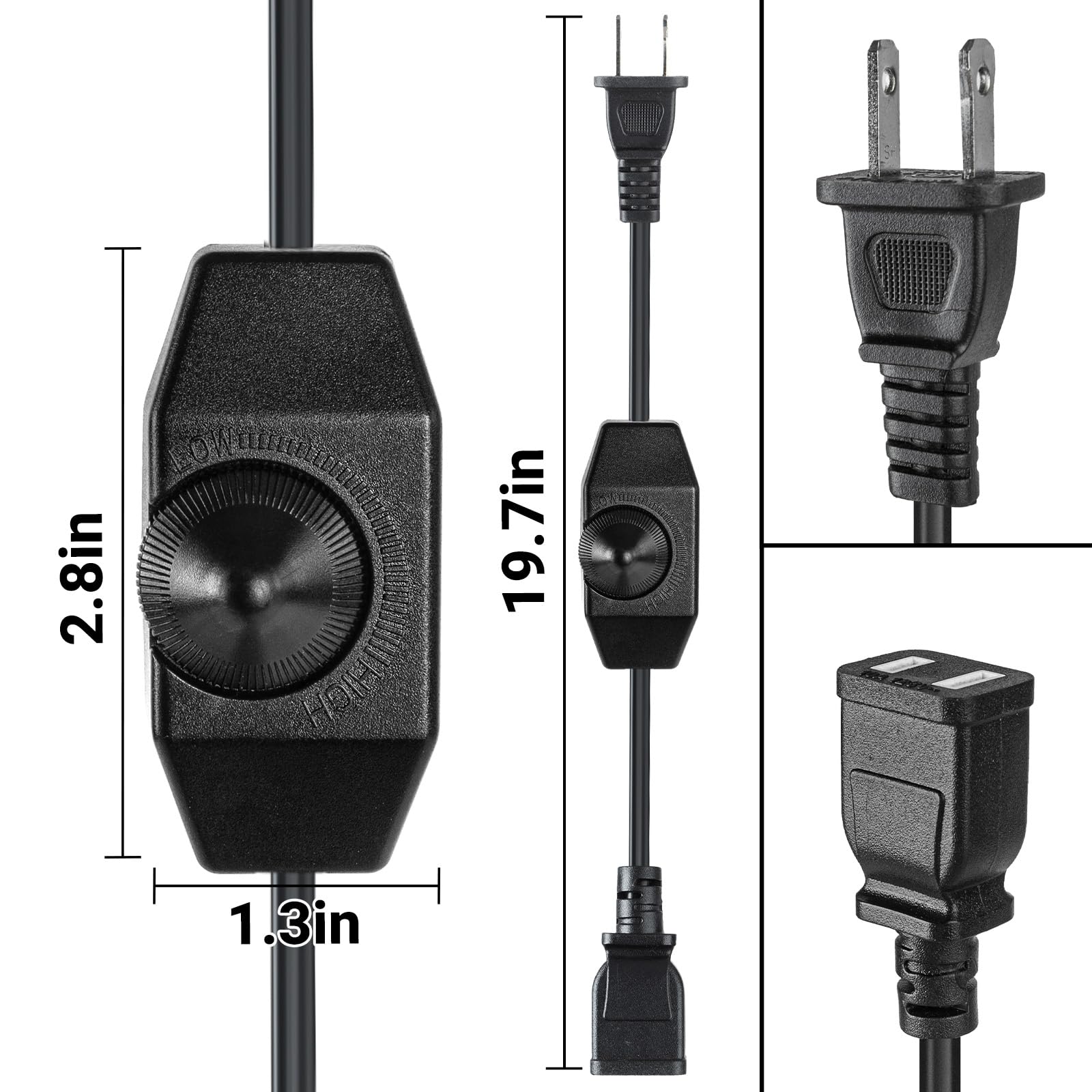 CAVACHEW 150W compatible dimmer label ensures device compatibility in habitats.