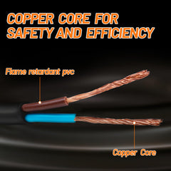 CAVACHEW extension cord demonstrates 19.7 inch reach for flexible setup.