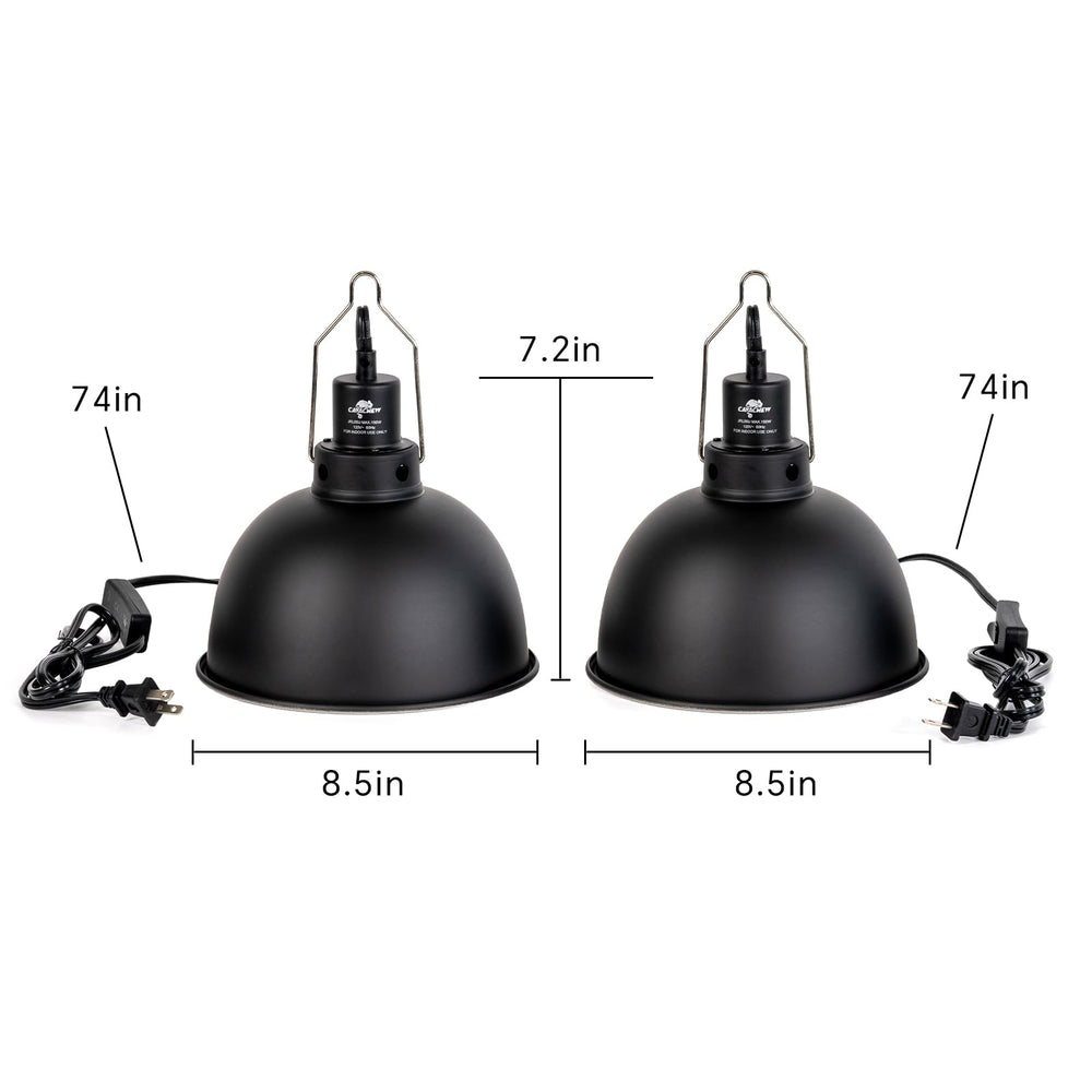 CAVACHEW heat-dissipation holes extend bulb life and performance