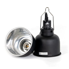 CAVACHEW reptile light fixture with optical reflection cover for stronger UVB