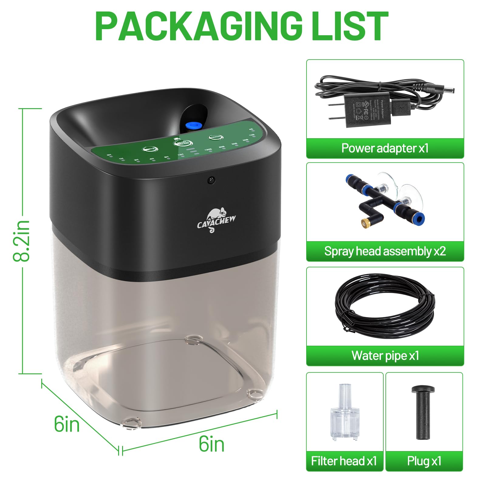CAVACHEW 12-month warranty and support image conveys reliability.
