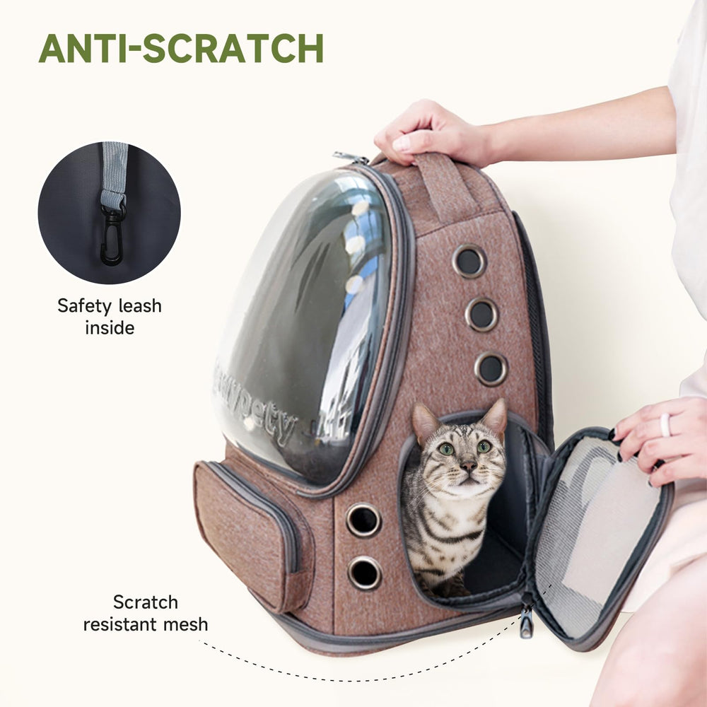 Cawypety foldable design enables compact storage for the carrier