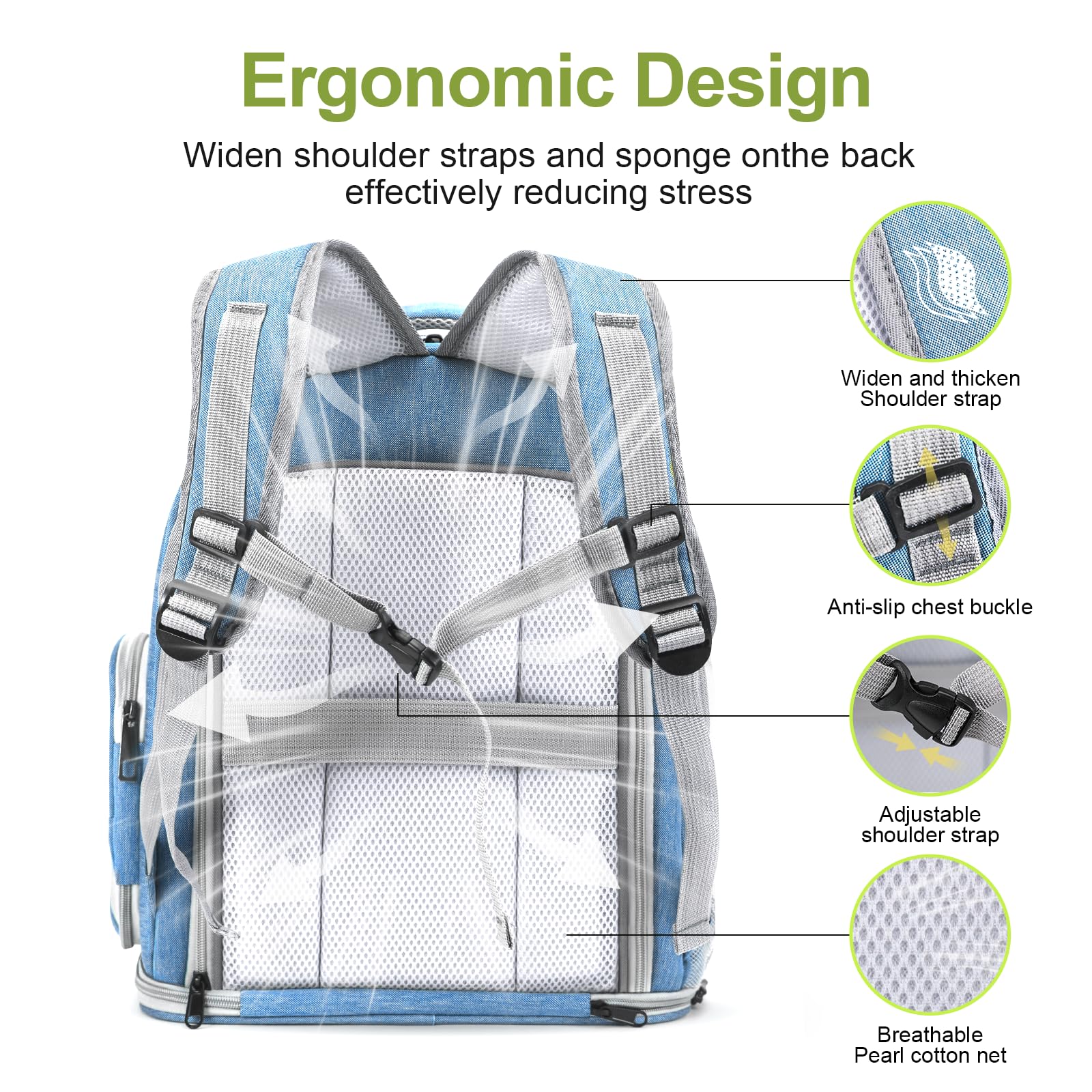Cawypety Expandable Cat Backpack breathable materials ensure comfortable journeys