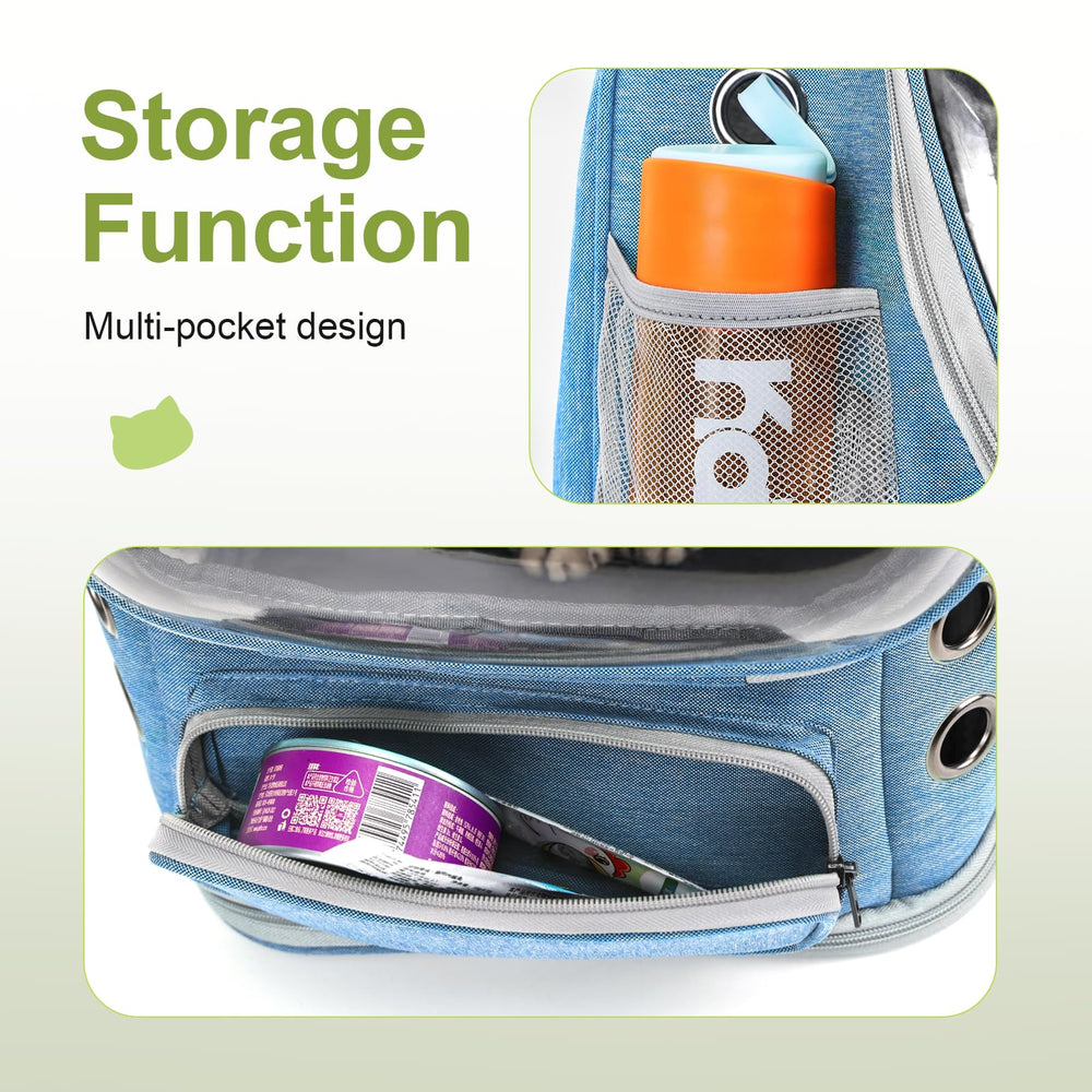 Cawypety Expandable Cat Backpack foldable design for easy storage
