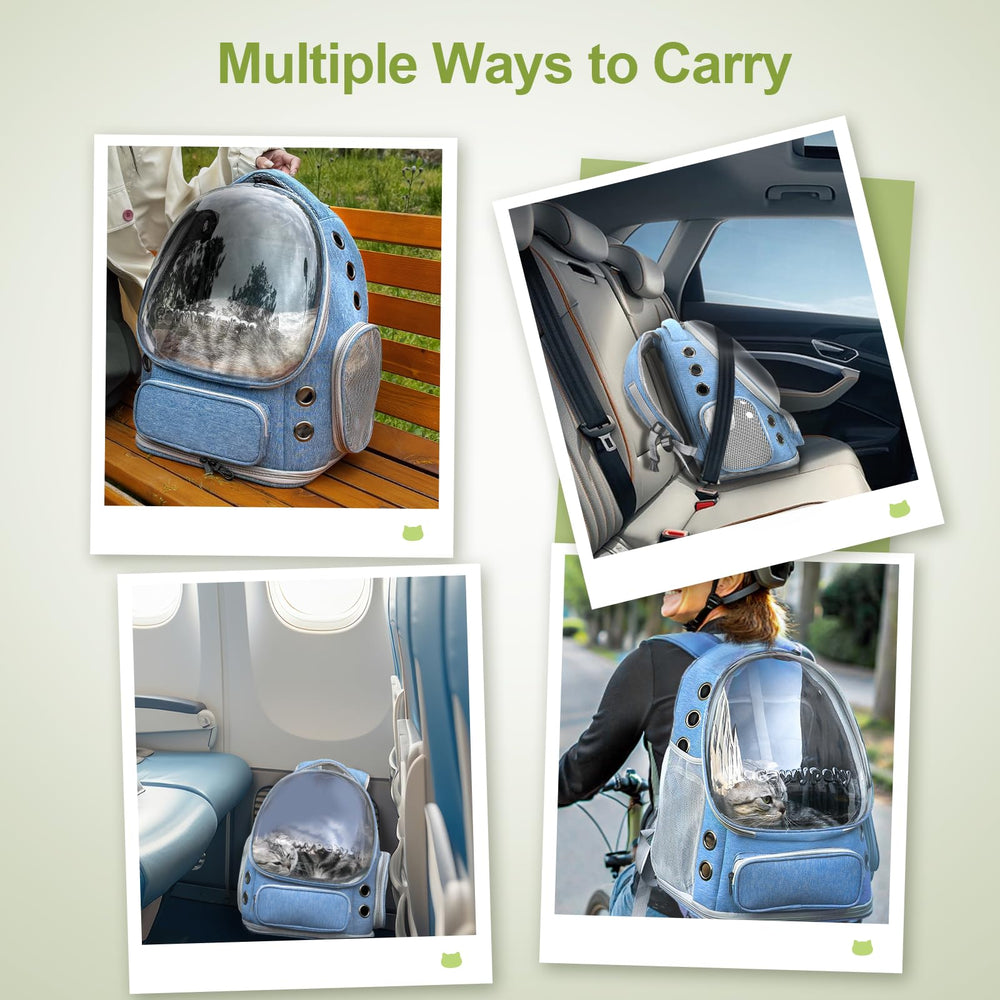 Cawypety Expandable Cat Backpack travel-ready versatility for hiking and daily use