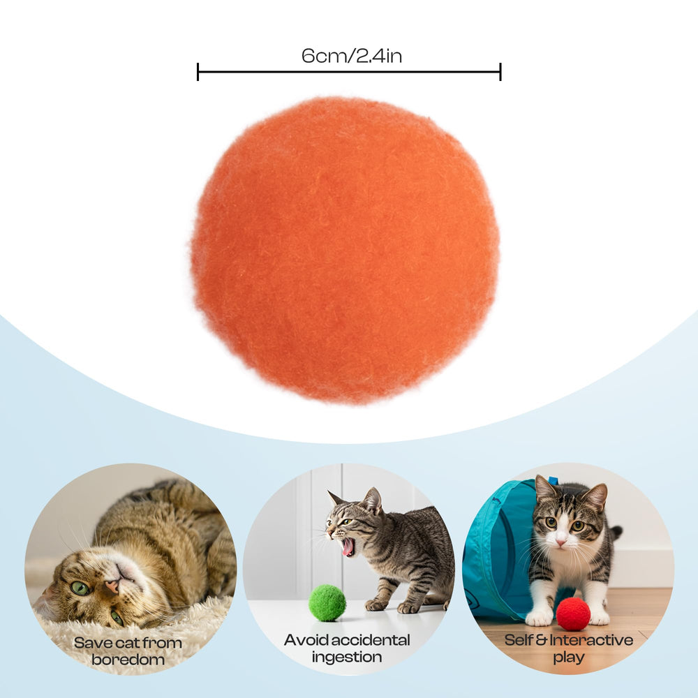 Soft 2.5-inch Caydo pom poms for indoor play