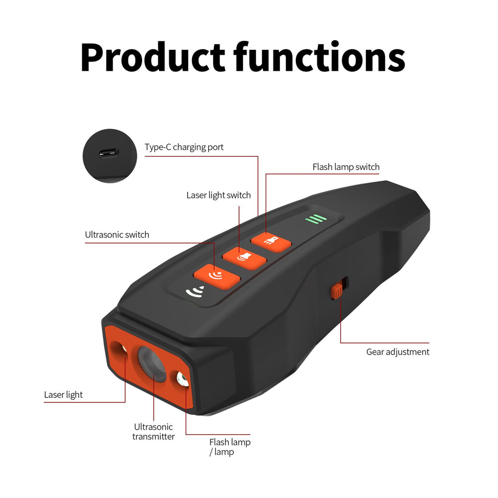 CBDYWVR No Bark Ultra compact design fits in the hand for discreet training.