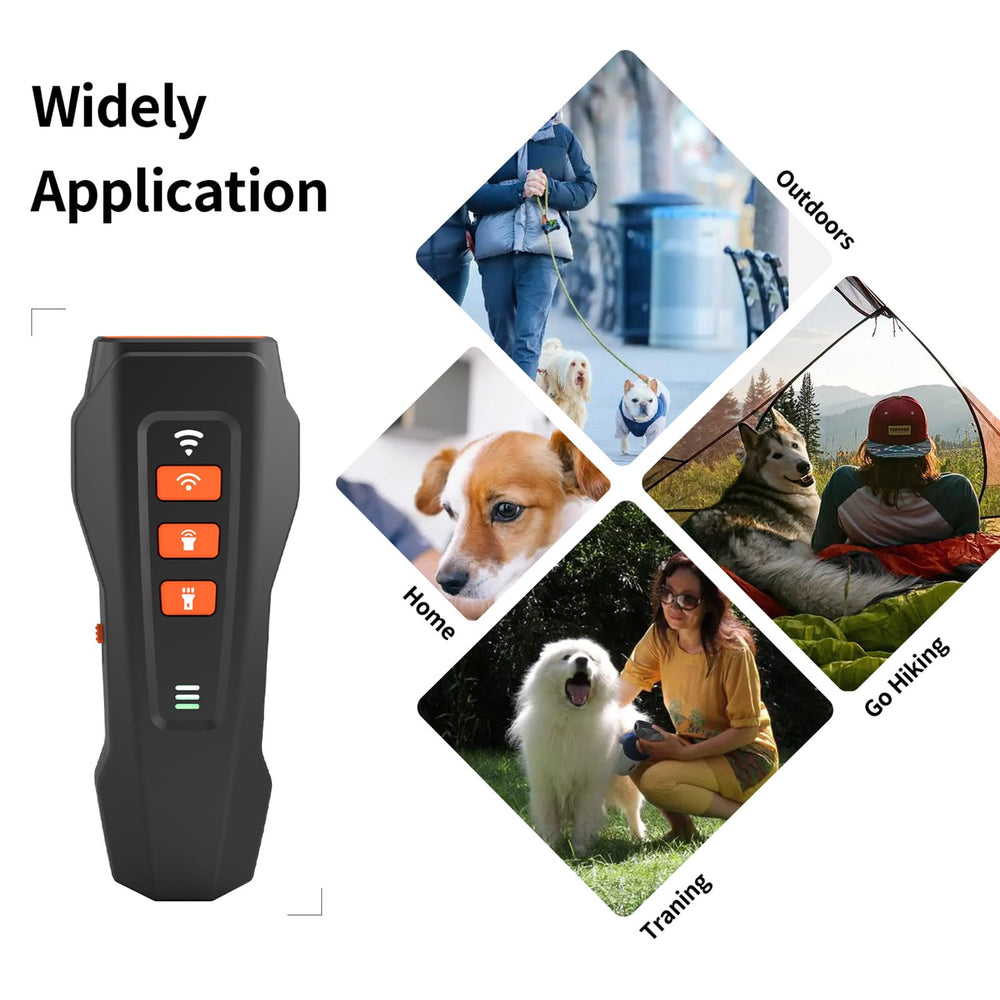 CBDYWVR No Bark Ultra strobe deterrent helps deter approaching dogs during outings.