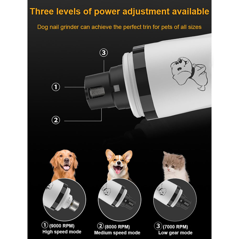 CBDYWVR Silent Groom Pro 2000mAh battery powers multiple pets.