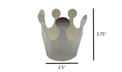 CBM Dog Party Hat Set includes sticky dots and elastic to secure hats safely.