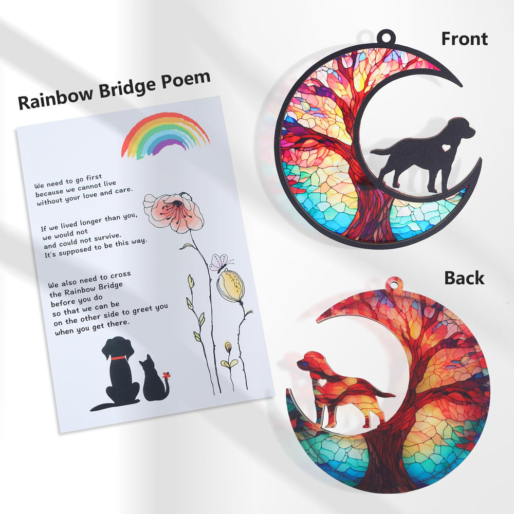 CCiaga suncatcher with tree background symbolizes enduring connection.